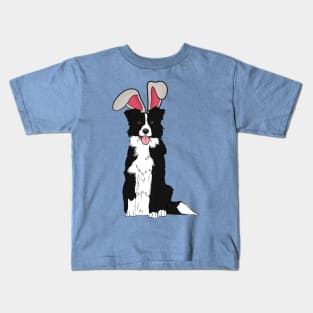 Border Collie - Happy Easter Kids T-Shirt